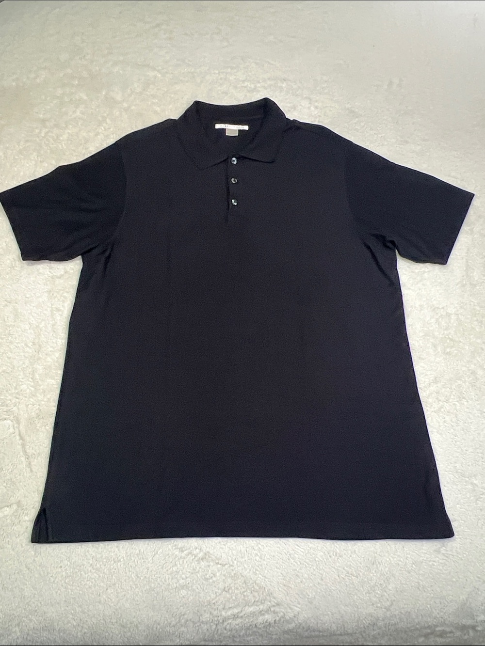 Perry Ellis Classic Black Polo Shirt - Size XXL